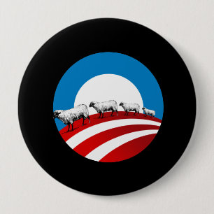 Obama Sheep 10 Cm Round Badge