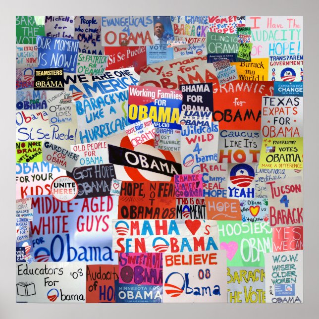 Obama Signs from Around the Country (Front)