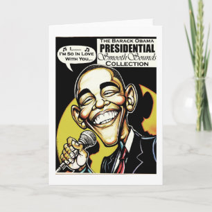 Obama Sings! Greeting Card