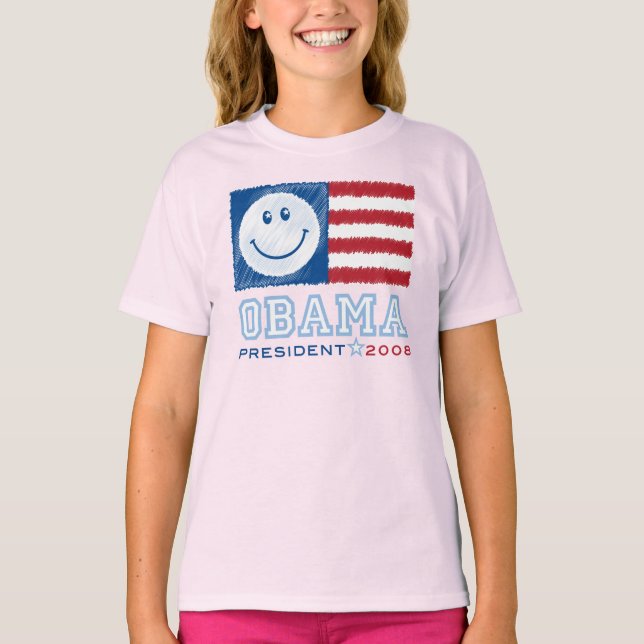 Obama Smiles T-Shirt (Front)