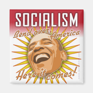 Obama “Socialism Here It Comes” Magnet