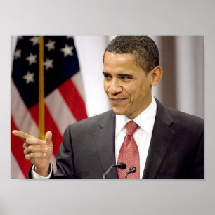Obama Speaking Poster