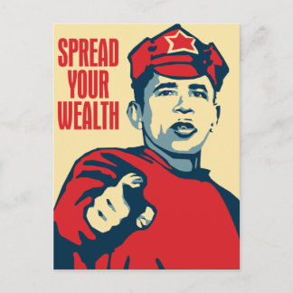 Obama - Spread Your Wealth Around: OHP Postcard