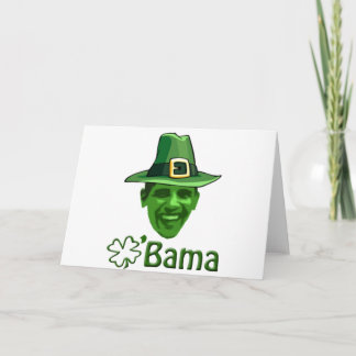 Obama St Patricks Day Card