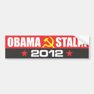 OBAMA - STALIN 2012 BUMPER STICKER