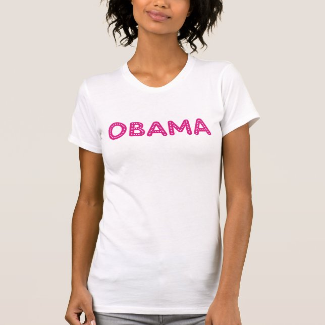 Obama Starry Lights Bling Tee (Front)