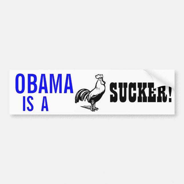 Obama Sucks!! Bumper Sticker (Front)