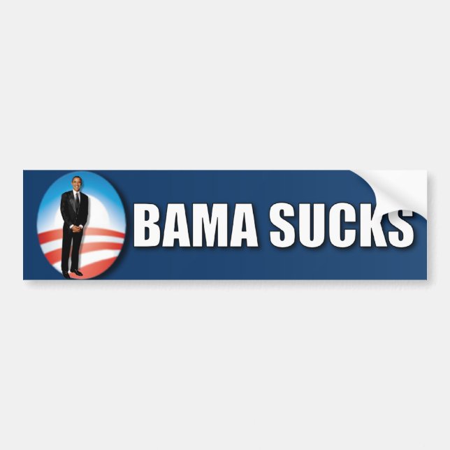 Obama Sucks Bumper Sticker (Front)