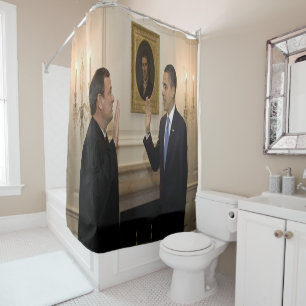 Obama Sworn In As President Shower Curtain