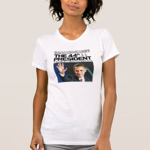 Obama: The 44th President Women's Destroyed Shirt