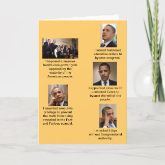 Obama the Dictator Card