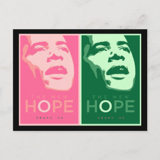 Obama 'The New Hope' Postcard