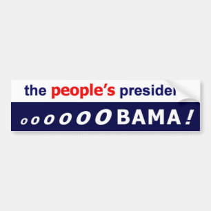Obama, The People's President - Bumper Sticker