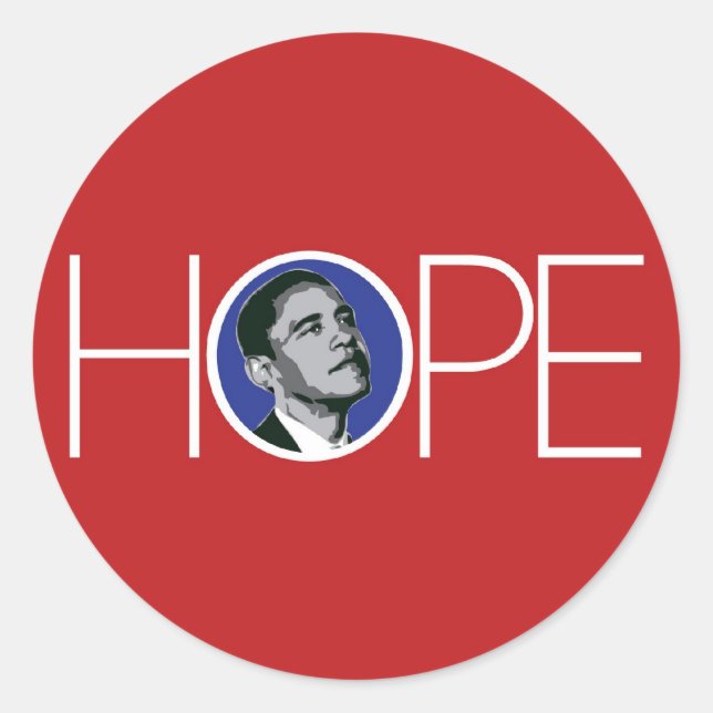 Obama: There is Hope Sticker (Front)