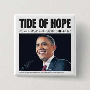 Obama: Tide of Hope Button