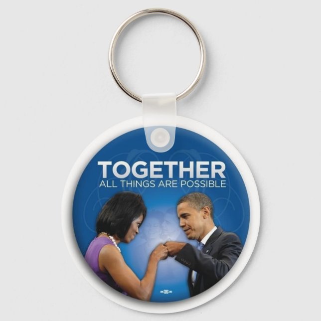 obama togetherness key ring (Front)