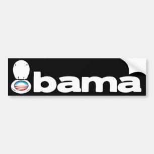 Obama (toilet) bumper sticker