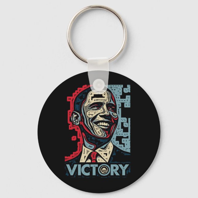 Obama Victory Key Ring (Front)