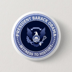 Obama Victory Presidential Seal Button