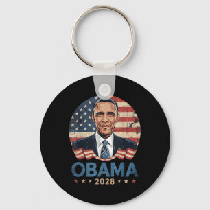 Obama Vintage President 2028 Obama _17 Key Ring