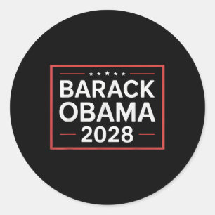 Obama Vintage President 2028 Obama _19 Classic Round Sticker