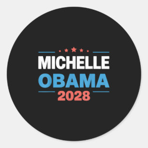 Obama Vintage President 2028 Obama _22  Classic Round Sticker