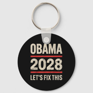Obama Vintage President 2028 Obama _24  Key Ring