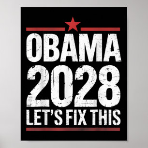 Obama Vintage President 2028 Obama _41 Poster