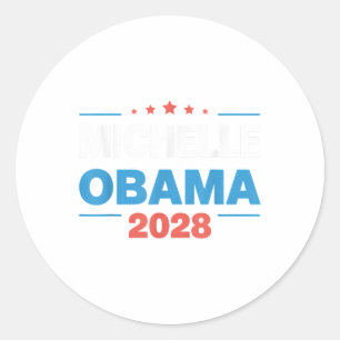 Obama Vintage President 2028 Obama  Classic Round Sticker
