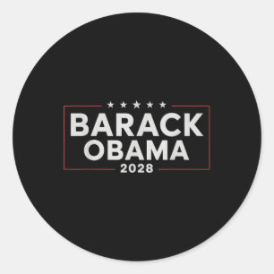 Obama Vintage President 2028 Obama Classic Round Sticker