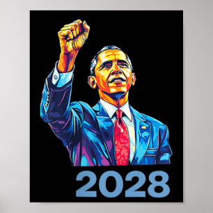 Obama Vintage President 2028 Obama Poster