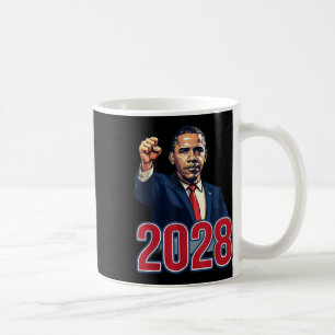 Obama Vintage Retro Patriotic 2028 Political Prote Coffee Mug