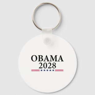 Obama Vintage Retro Patriotic 2028 Political Prote Key Ring