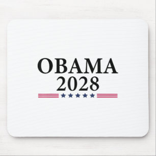 Obama Vintage Retro Patriotic 2028 Political Prote Mouse Pad