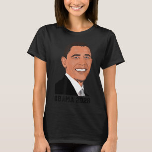 Obama Vintage Retro Patriotic 2028 Political Prote T-Shirt