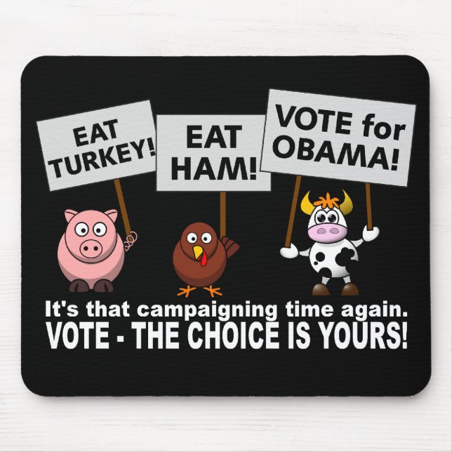 Obama Vote mousepad (Front)