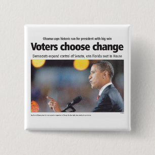 Obama: Voters Choose Change Button