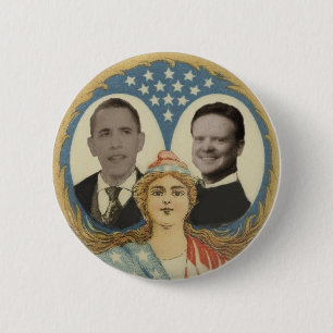 Obama /Webb Lady Liberty Button
