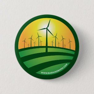 Obama Winds of Change Button