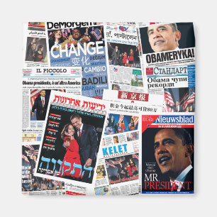 Obama Wins - International Headlines Magnet
