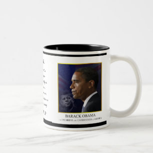 Obama with JFK - Coffee Mug - Customised