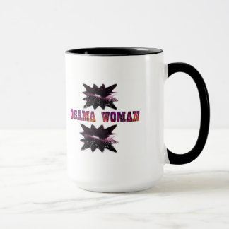 OBAMA WOMAN    Ringer Mug
