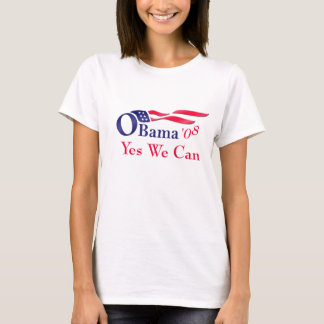 Obama Womens Yes We Can T-Shirt