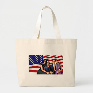 Obama,Yes We Can_ Large Tote Bag