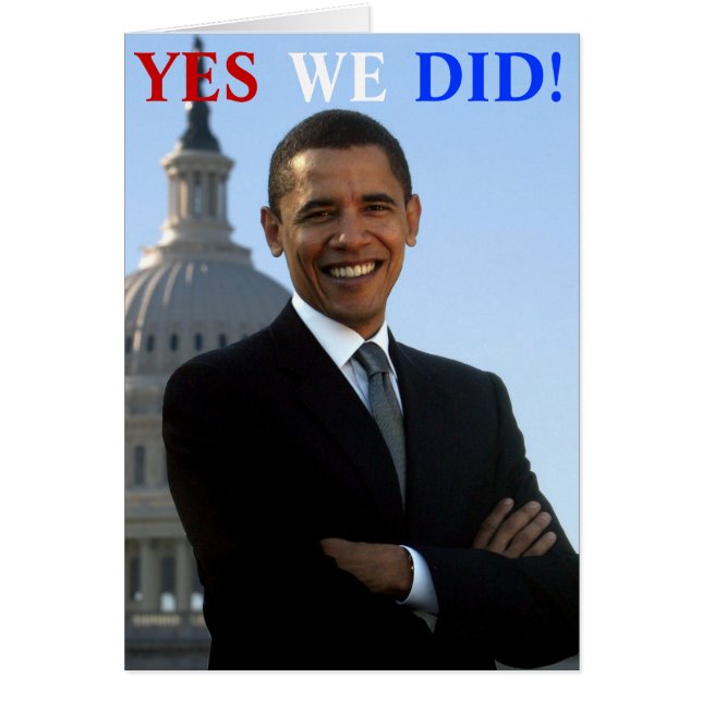 Obama Yes We Did! (Front)