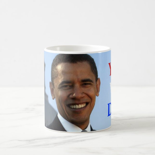 Obama Yes We Did! Coffee Mug (Center)