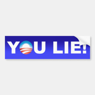 Obama You Lie Bumper Sticker