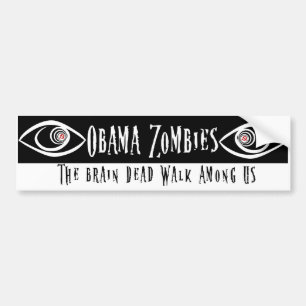 Obama Zombie Bumper Sticker