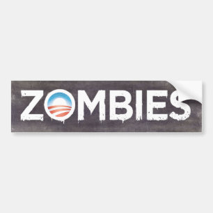 Obama Zombies Bumper Sticker