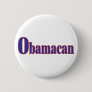 Obamacan 6 Cm Round Badge